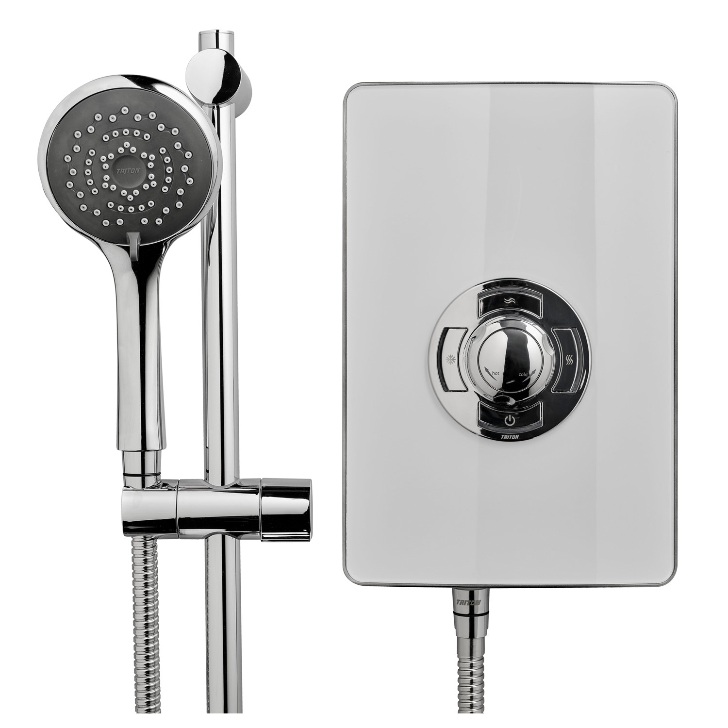 TRITON SHOWERS Triton Aspirante 9.5kw Gloss White Electric Shower