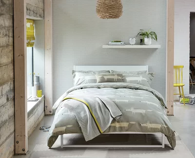 Scion - Housse de couette Mr Renard - Argent - Double