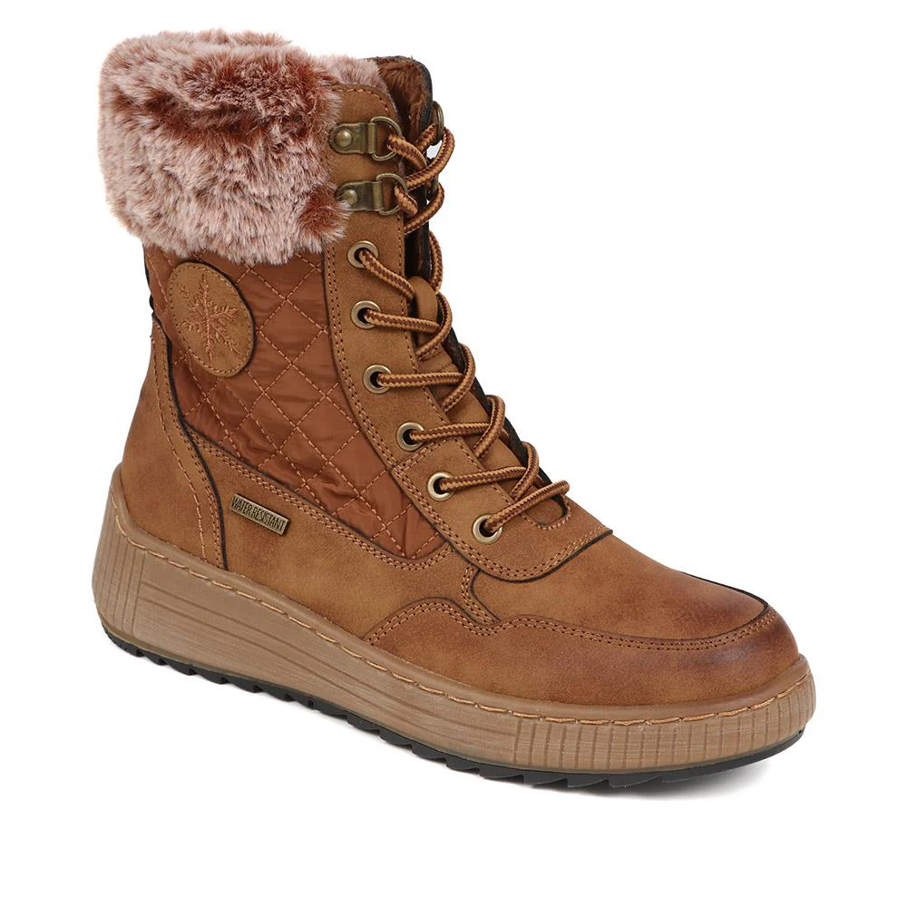 Pavers Lace-Up Ankle Boots