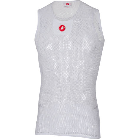 Castelli Core Mesh 3 Sleeveless Base Layer  - White / Large / XLarge
