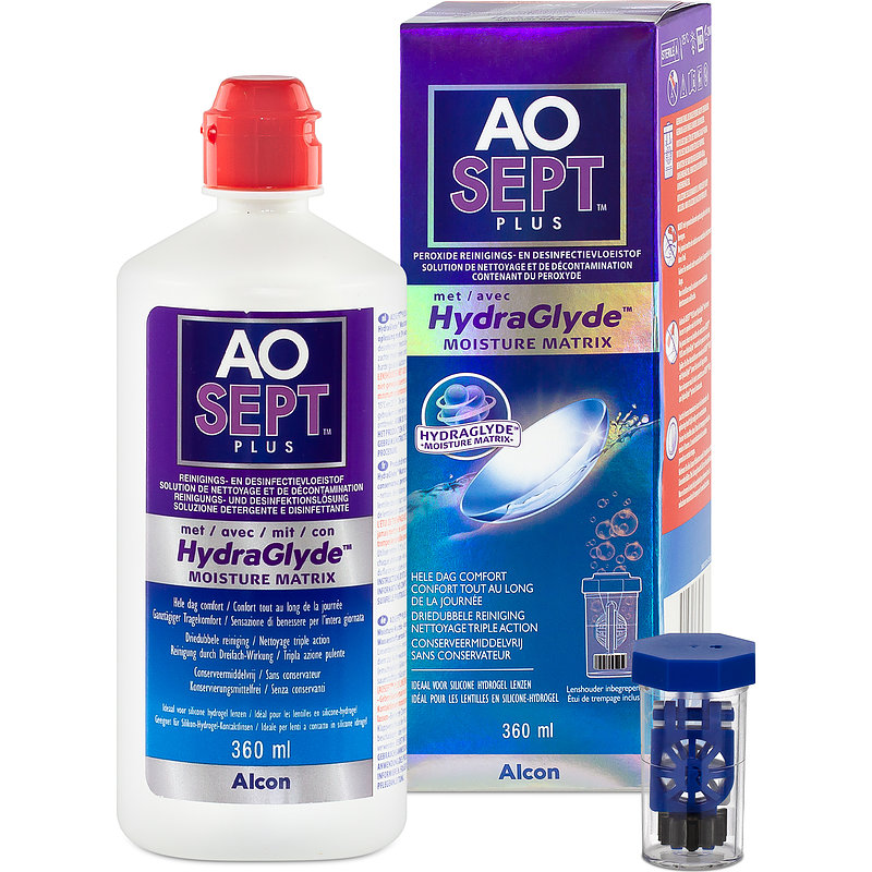 Alcon Aosept Plus HydraGlyde 360 ml Peroxid-Lösung