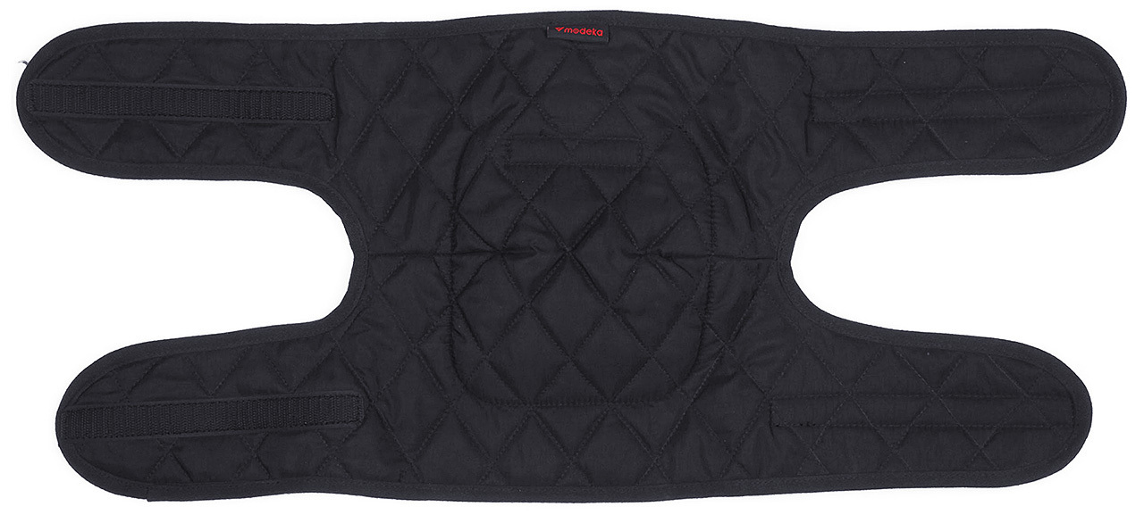 Modeka Knee Warmers, black, Size L XL, black, Size L XL