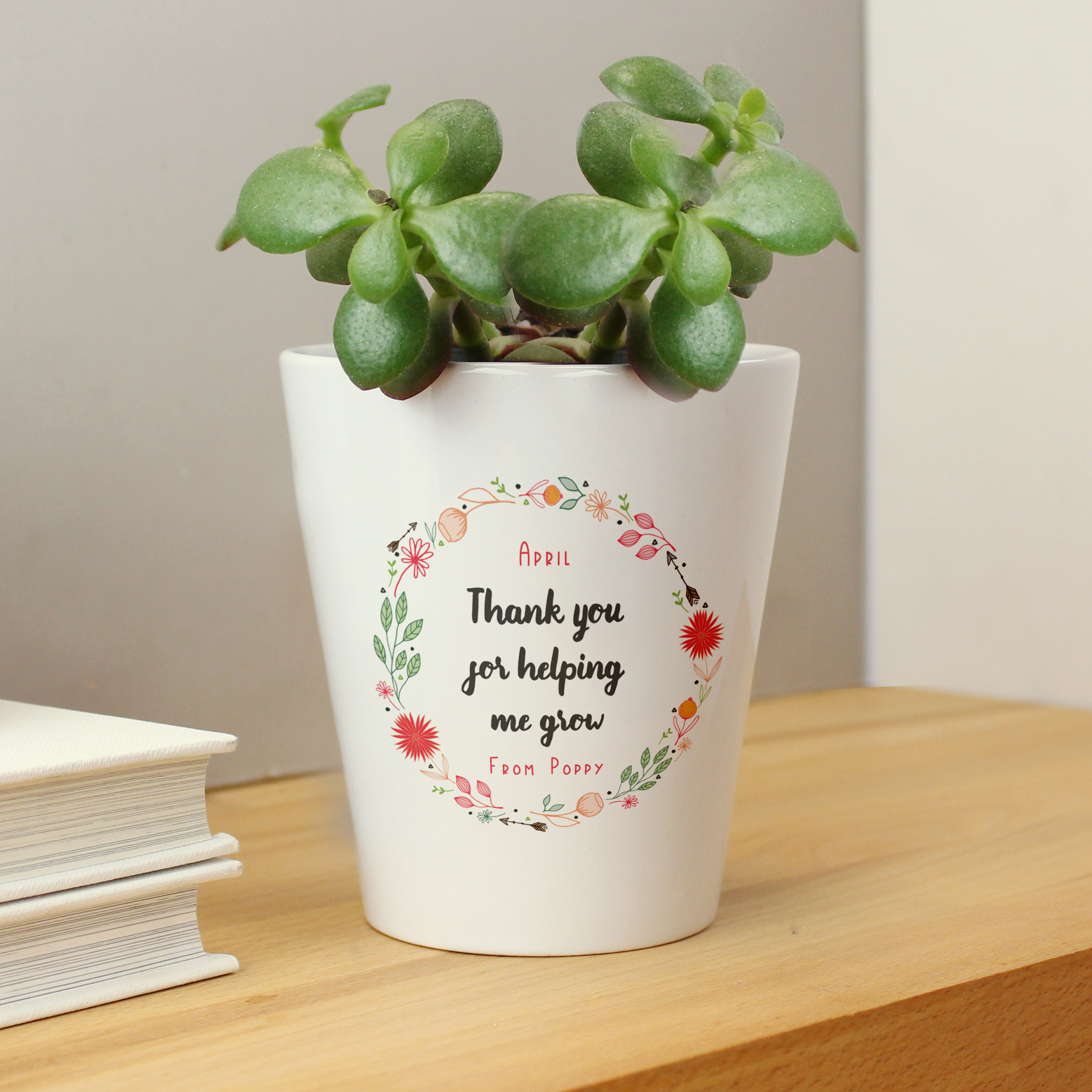 Personalised Plant Pot - Thank You | Teacher Gifts | Key Worker Gifts | Gifts Like This Make It All Worth It