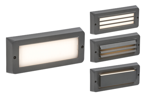 Led Cct Adjustable Surface Mount Brick Light Grey 230v Ip65 5w