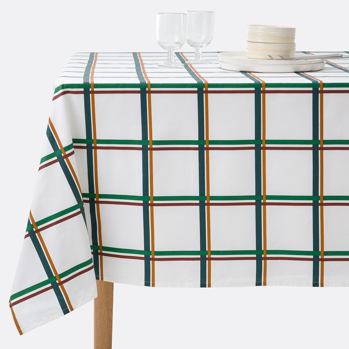 La Redoute Interieurs Rafi Printed Coated Cotton Tablecloth