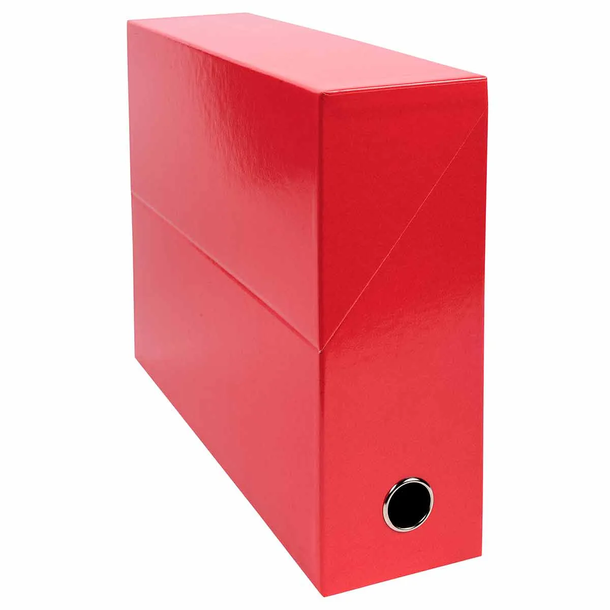 Exaclair Exacompta Iderama Filing Box 90mm Pack of 5, Red | Filing & Folders > Box Files > Box Files
