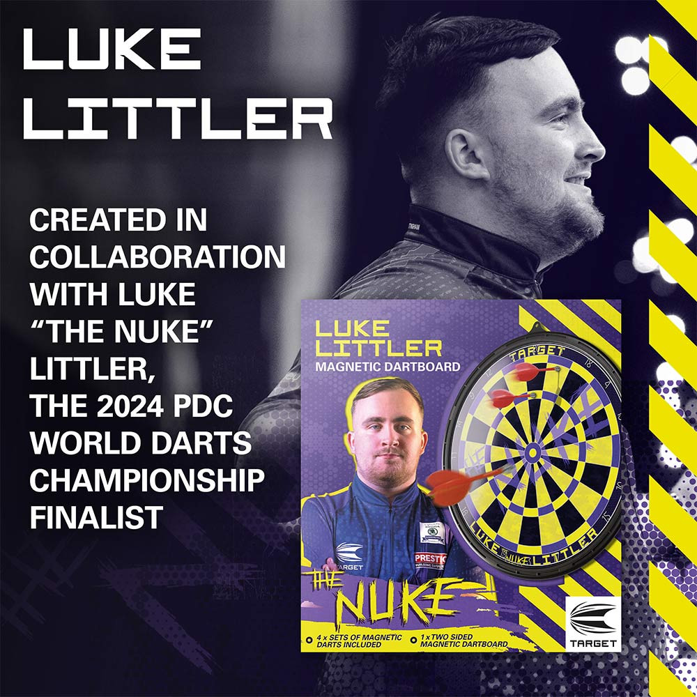 Target Luke Littler Magnetic Dartboard Set