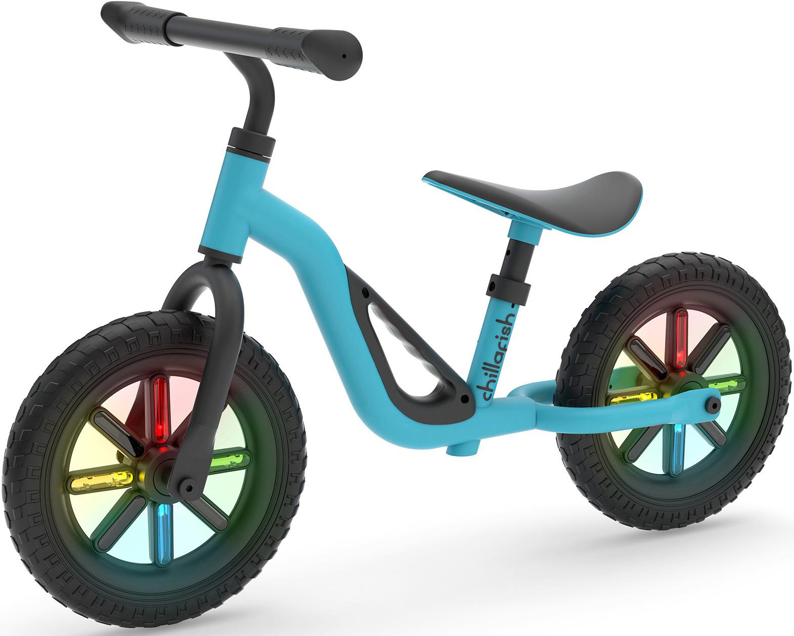 Chillafish Charlie Glow Balance Bike, Sky Blue