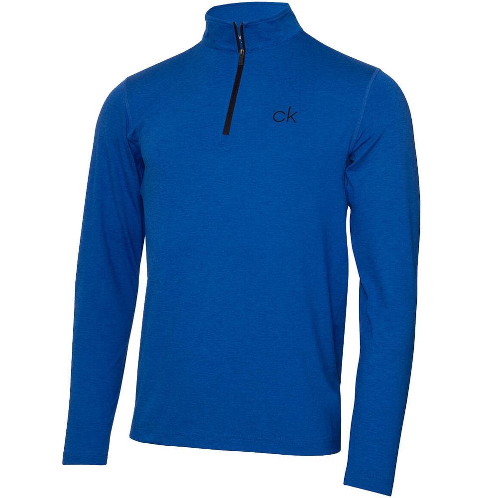 Calvin Klein Newport 1/2 Zip Golf Jacket, Mens, Xl, Nautical blue  | Online Golf