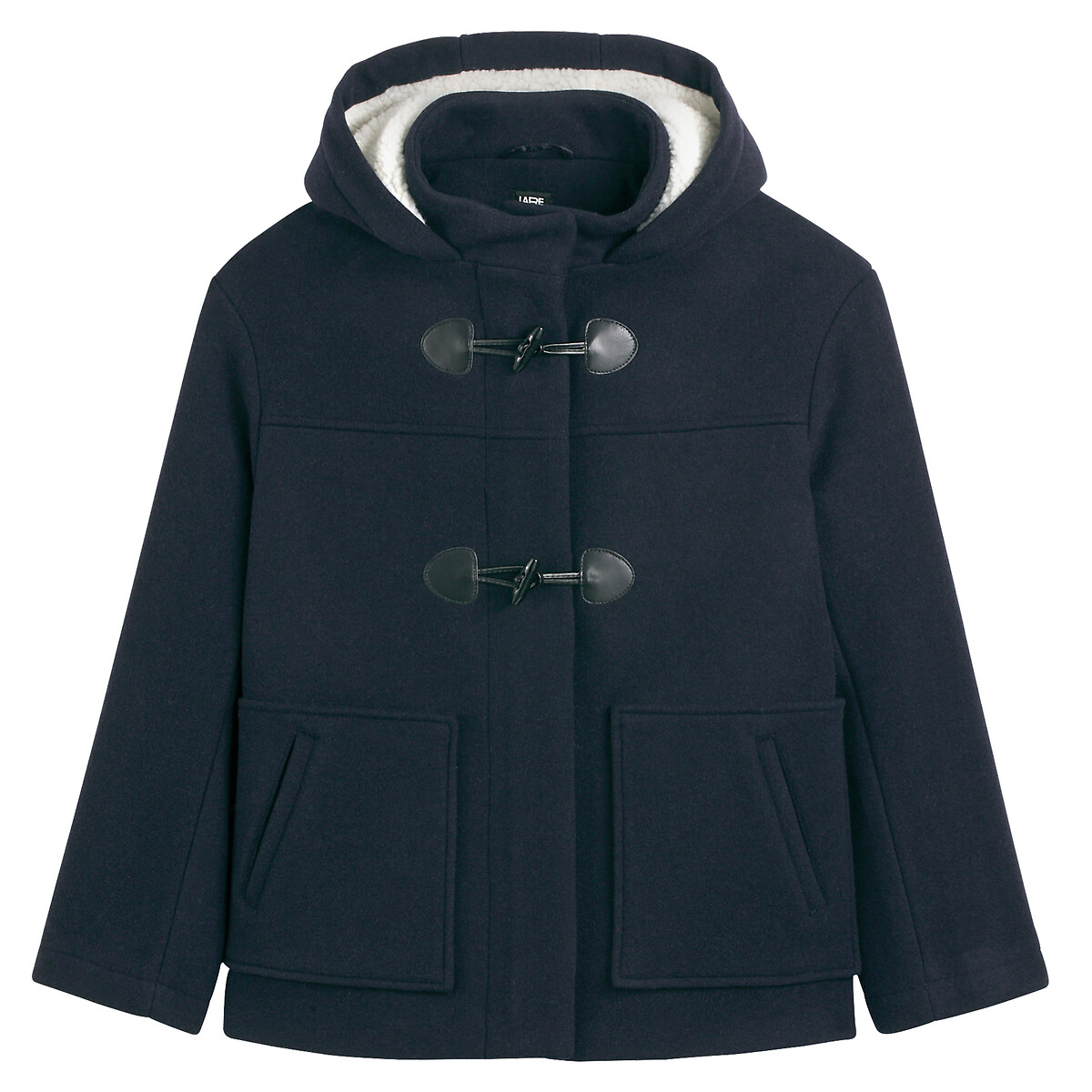 La Redoute Collections Hooded Winter Duffle Coat In Recycled Wool Mix, Mid-length By La Redoute