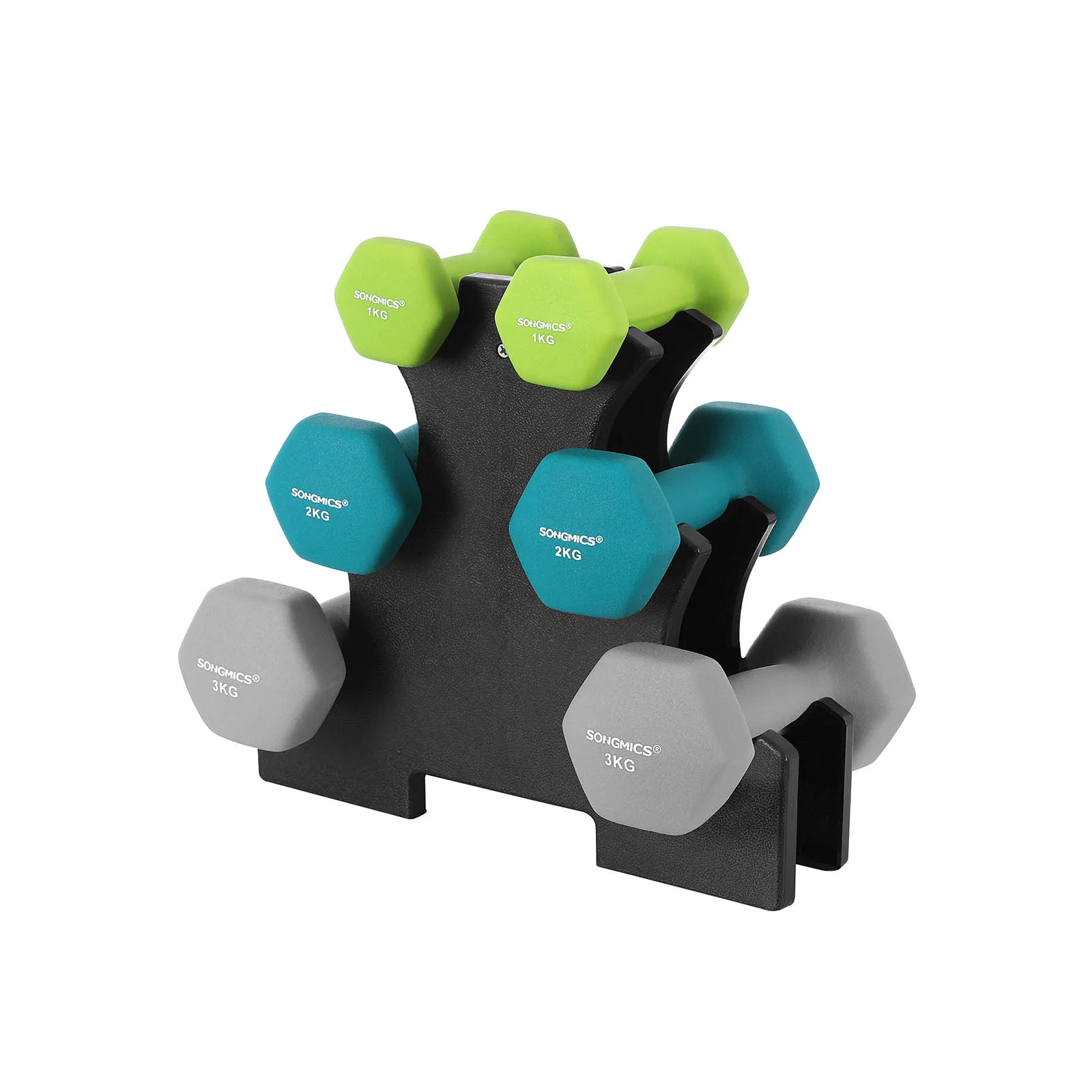 SONGMICS Hex Dumbbells Set