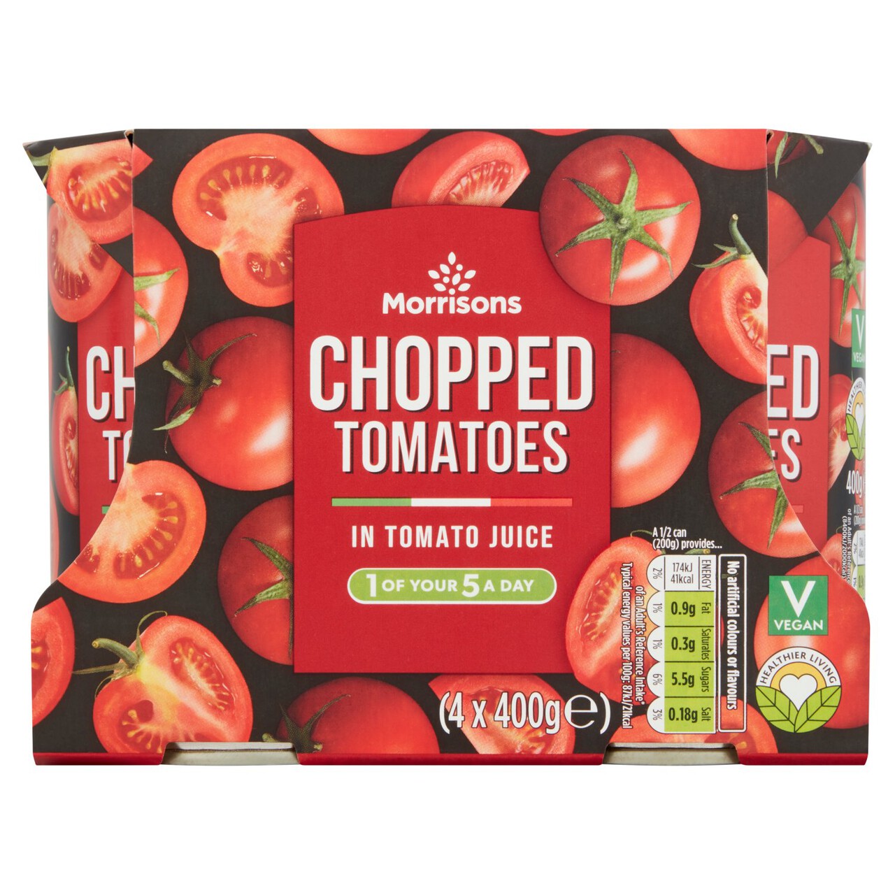 Morrisons Chopped Tomatoes (4x400g)