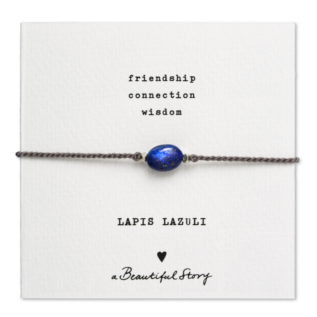 A Beautiful Story Armband Lapis Lazuli Letterbox Gifts