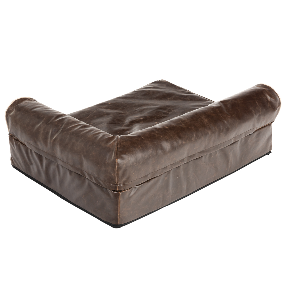 Zooplus Exclusive Divan Wellness Dog Sofa - Brown - approx. 110 x 70 x 30cm (L x W x H)