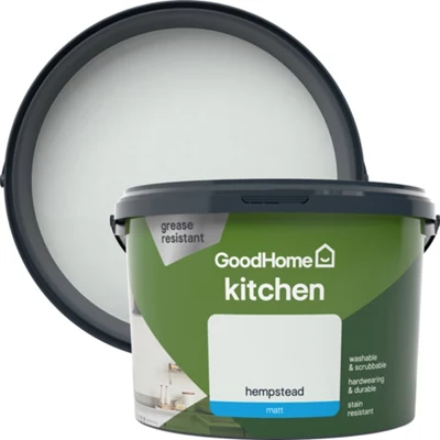 GoodHome Kitchen Hempstead Matt Emulsion Paint, 2.5L