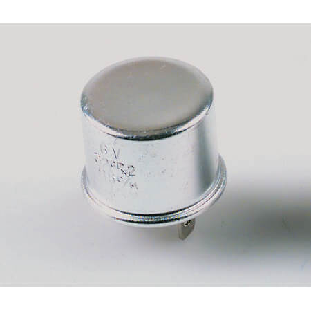 Flasher relay 3 pole, 6V 17W aluminium