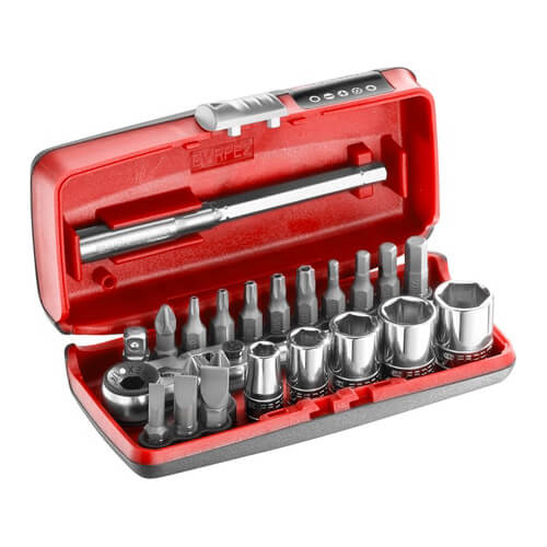 Facom R1PICO 1/4 Drive Flexi Ratchet Screwdriver Bit &amp; Socket Set