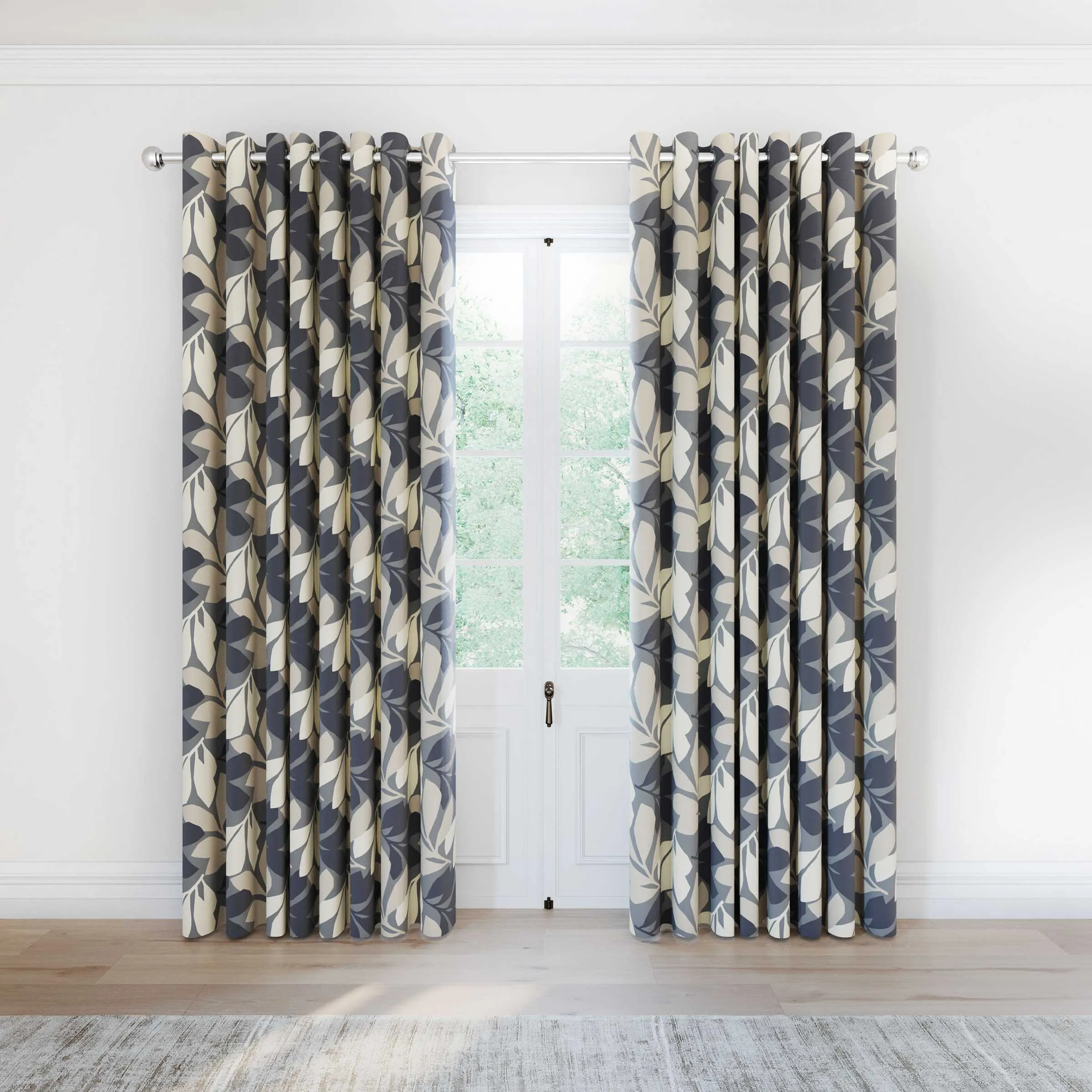 'Otto' Cotton Lined Curtains