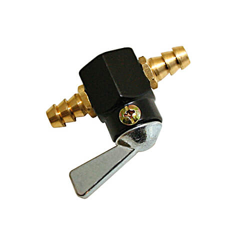  Benzin- Absperrhahn aus Metall