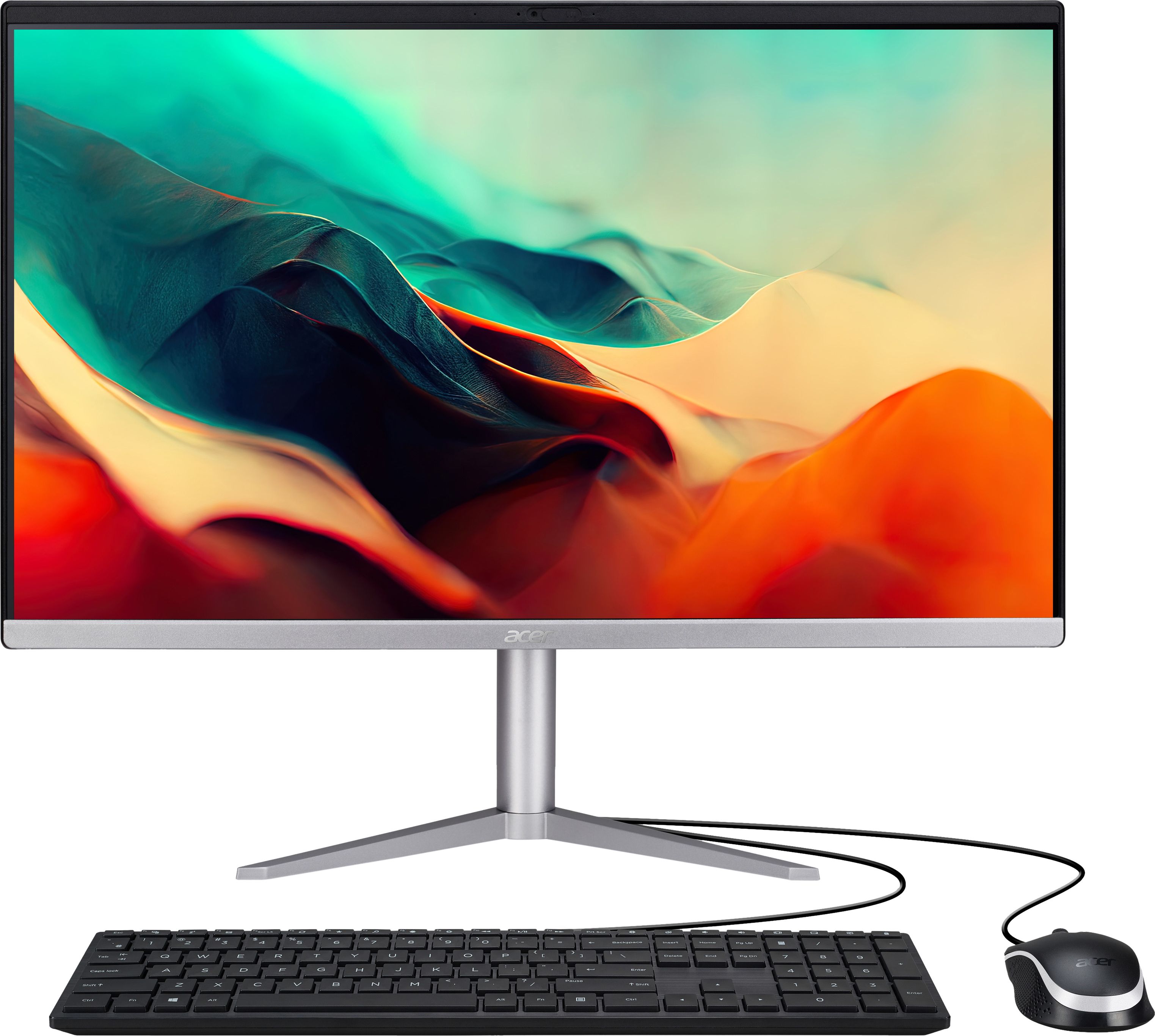  Aspire C24-1300 All-in-one Desktop Pc - 23.8in Fhd, Amd Ryzen 5 7520u, 8gb Ram, 512gb Ssd - Desktop Only