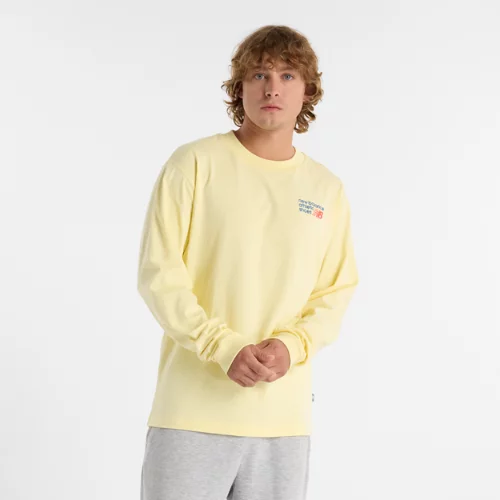  Athletics Premium Logo Long Sleeve Parchment