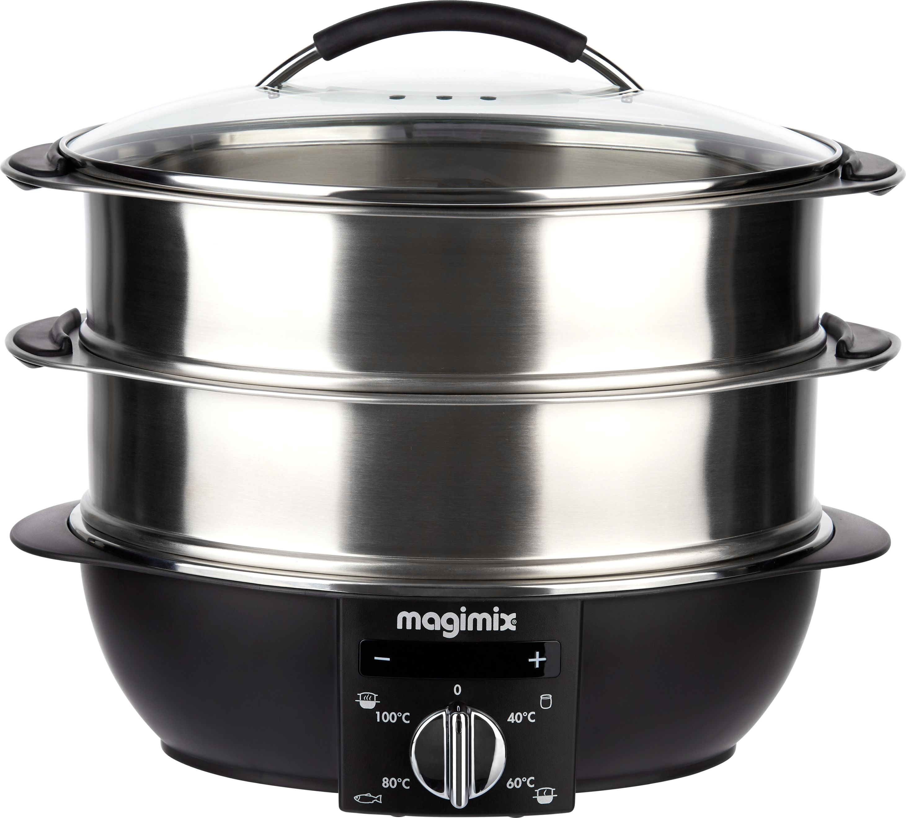 Magimix 11581 Steamer - Black / Chrome