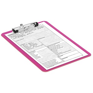 Maul 2340621 Clipboard Pink Transparent 226 X 318 X 15Mm