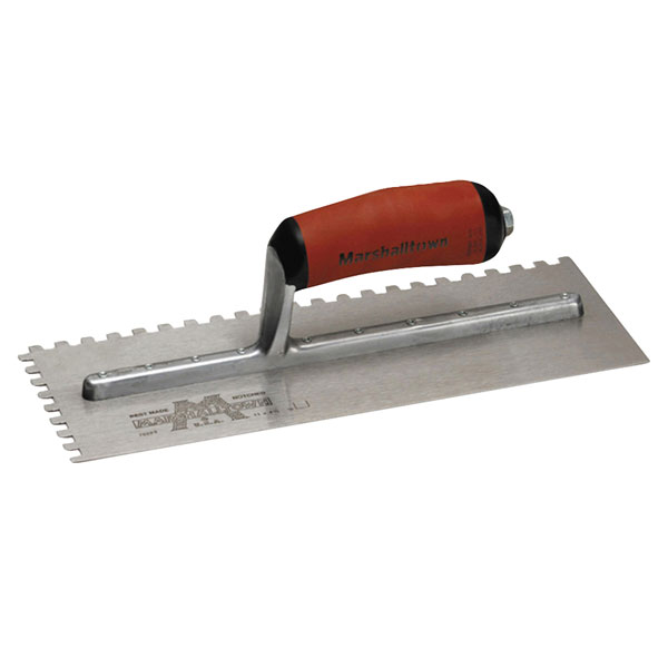  702SD Notched Trowel 11" 4" 1/2"