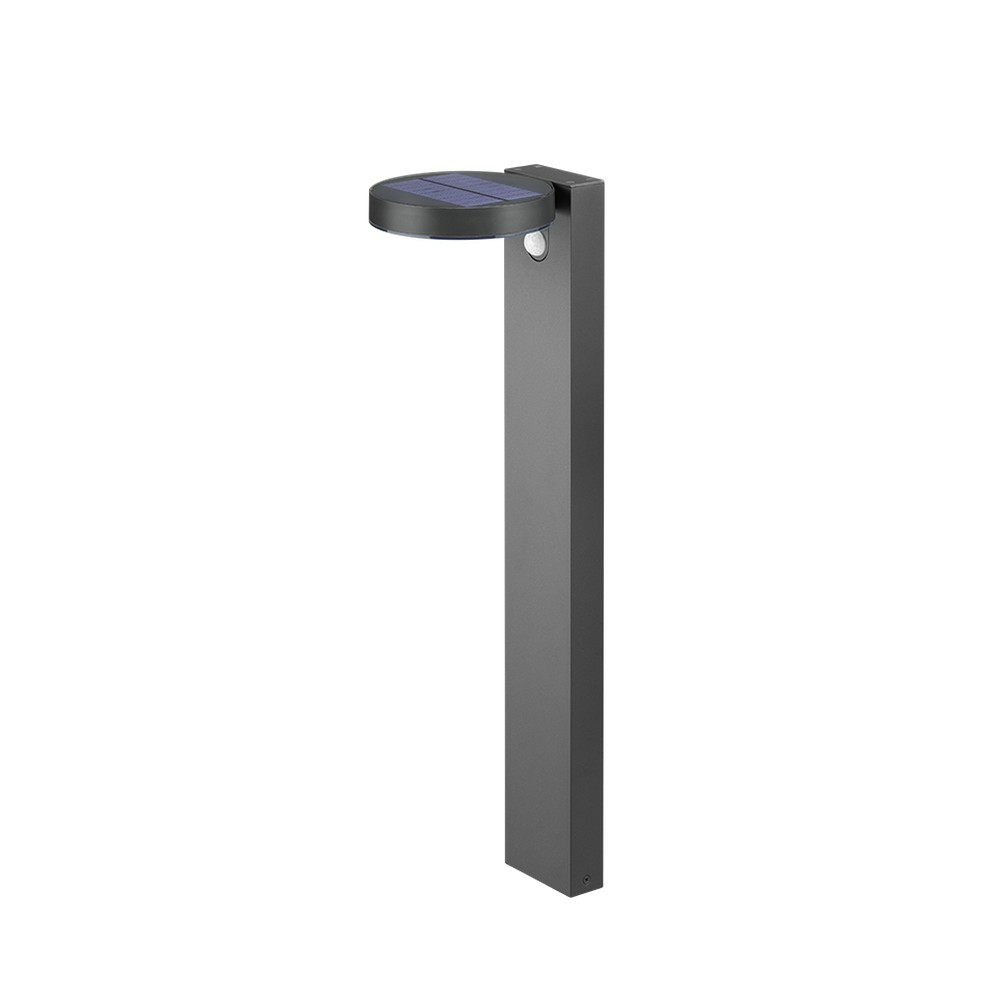 Lampgallerian Posadas Modern Outdoor Bollard Anthracite 3000K IP44 with PIR