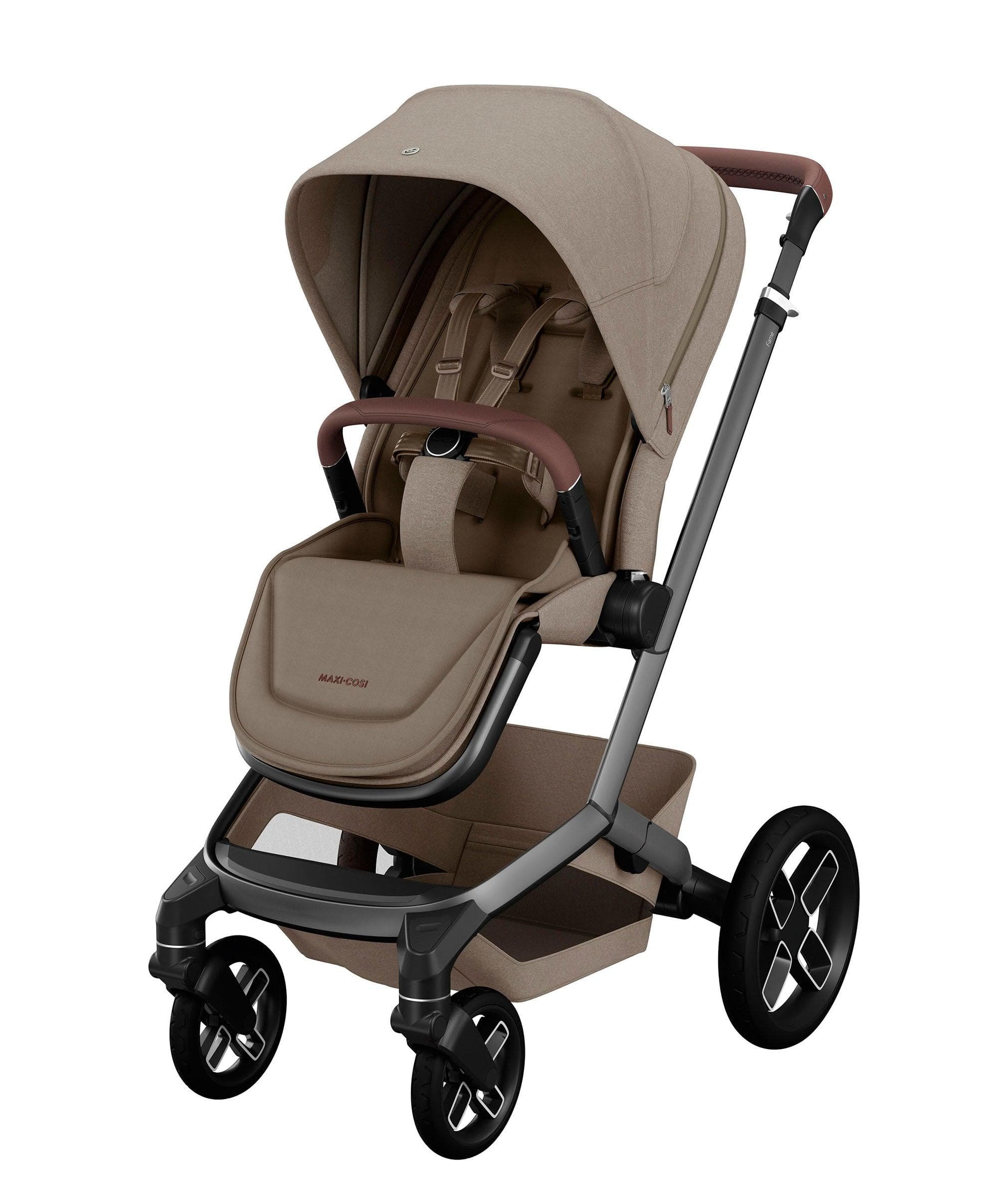  Fame Pushchair – Twillic Truffle with Black Wheels