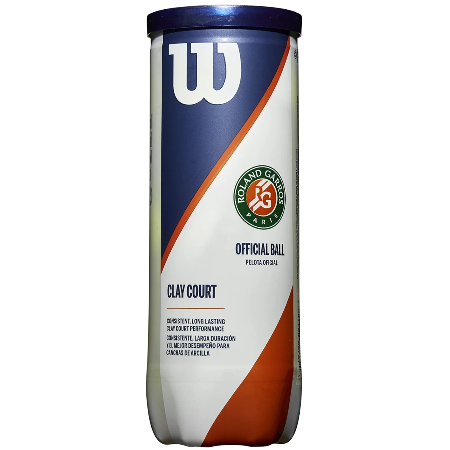 Wilson Roland Garros Clay Court 3 Pack Tennis Ball, Unisex yellow Tennis ball One size yellow