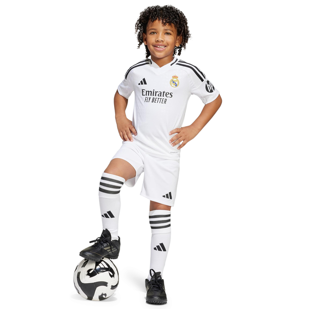 Adidas Real Madrid Home Mini Kit 2024/2025 Colour: White, Size: 5-6 years