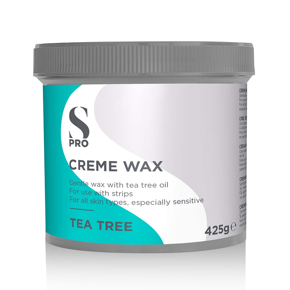 S-PRO Tea Tree Creme Wax Pot, 425g