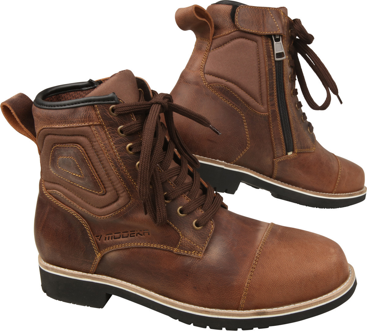 Modeka Wolter Motorcycle Boots, brown, Size 41, brown, Size 41