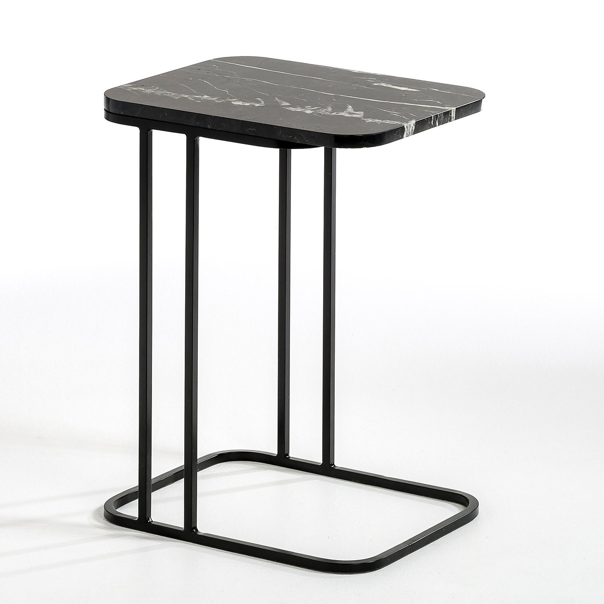 AM PM Am.pm Trebor Metal & Marble Side Table By E.gallina