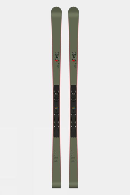 VAN DEER Mens Pro Series Skis (Skis Only) Khaki Size