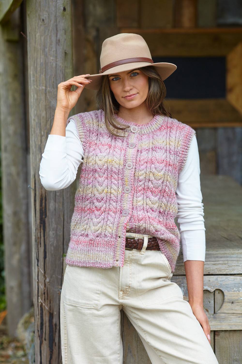King Cole Waistcoats in Crescendo Aran (6224)