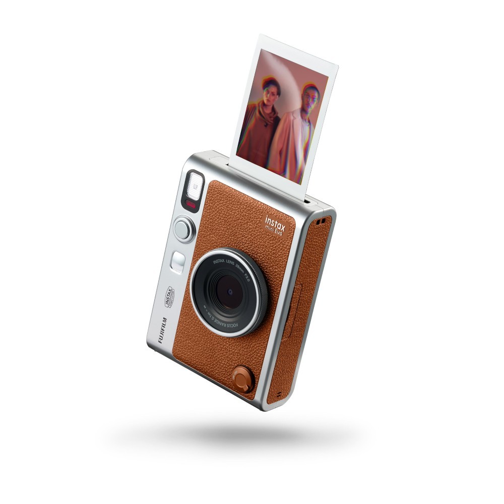 INSTAX mini Evo Instant Camera in Brown