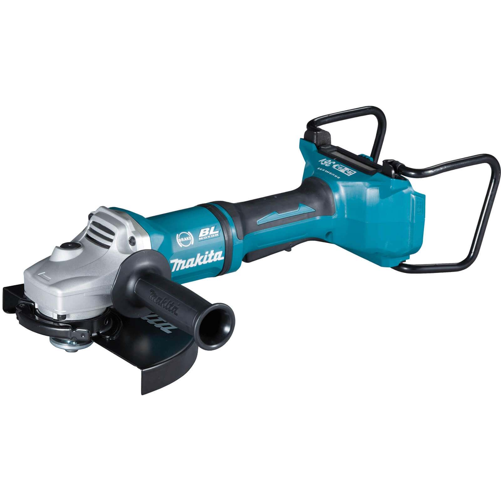 Makita Dga900z Brushless 230mm Angle Grinder 36v (2 X18v) Bare Unit