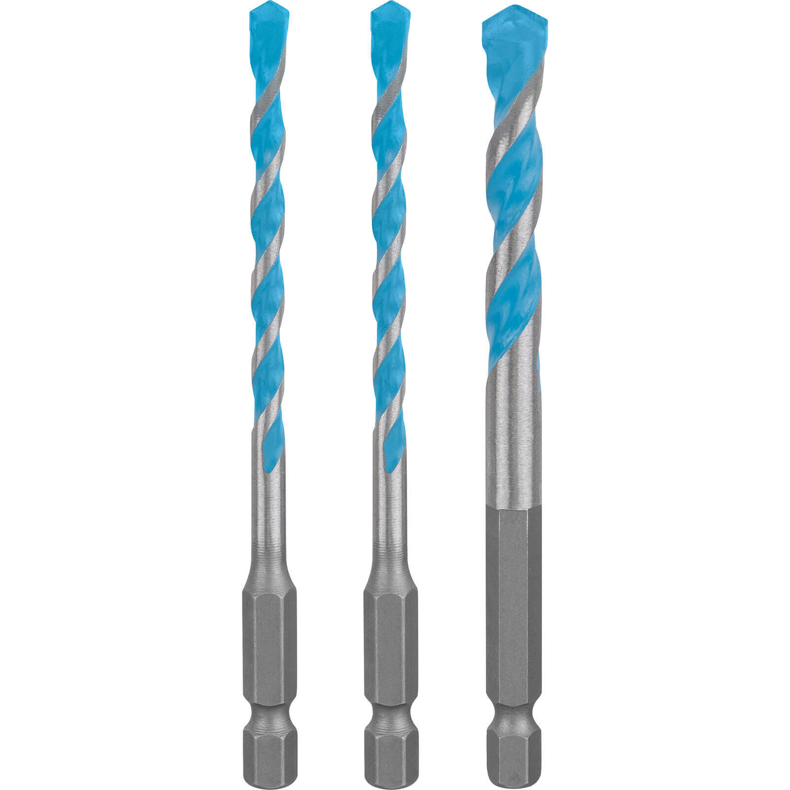 Bosch Accessories Bosch 3 Piece Multi-Material Tile Drill Bit Set, 5 mmmm to 8 mmmm