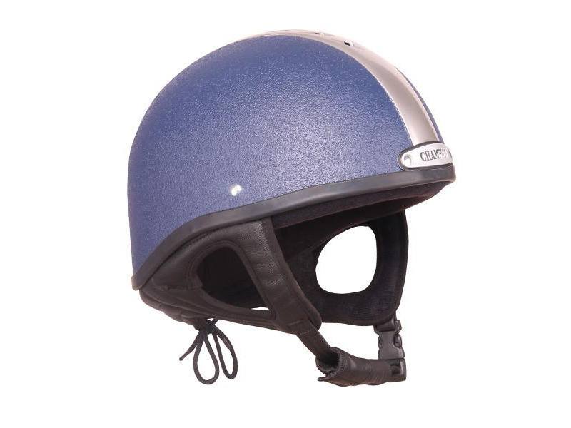 Champion Riding Hats | Champion Ventair Deluxe Skull Riding Hat Colour Navy Size 6 1/2 (53cm)