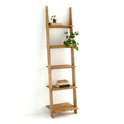La Redoute Interieurs Domeno Oak Ladder Wall Shelf by La Redoute