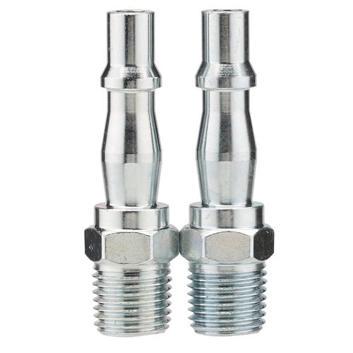 Draper 1/4&quot; Male Screw Adaptor (Pack of 2)