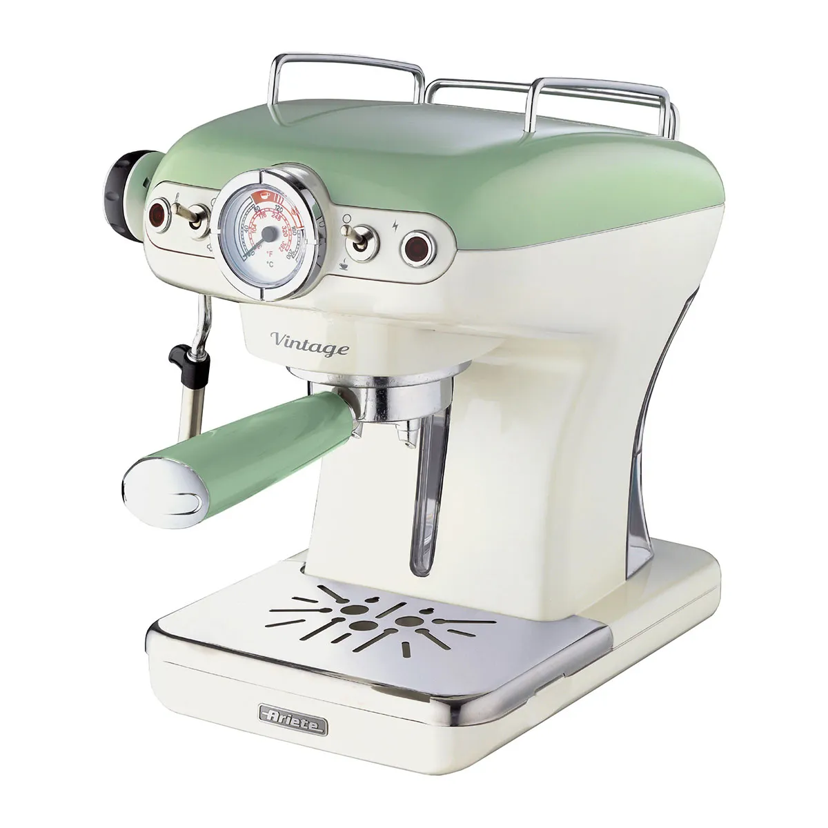 Ariete Vintage Espresso 1389 Coffee Machine - Green, Green