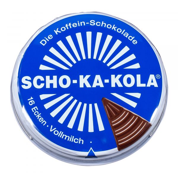 SCHO-KA-KOLA Chocolat énergisant au lait 100 g Blanc/Blanche, Bleu/bleue, Multicolore