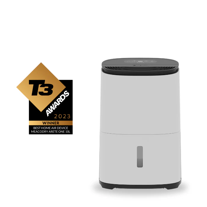 Meaco  Limited Meaco Arete® One 10L Ultra Quiet Room Dehumidifier & Air Purifier For Regular Sized Homes, Basement, Bedroom, Garage - Controls Humidity & Removes Excess Moisture