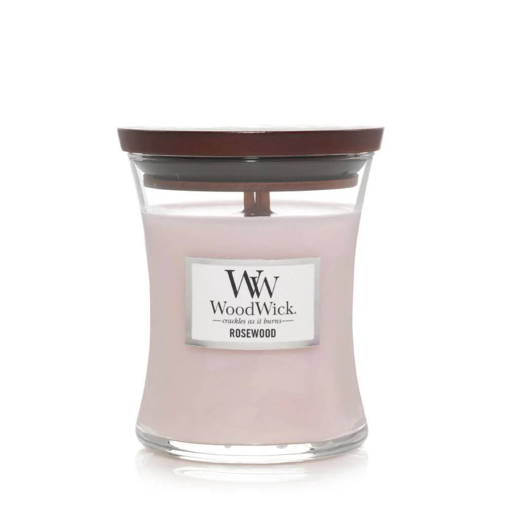 Woodwick Hourglass Candles Rosewood Medium Candle 275g / 9.7 oz.