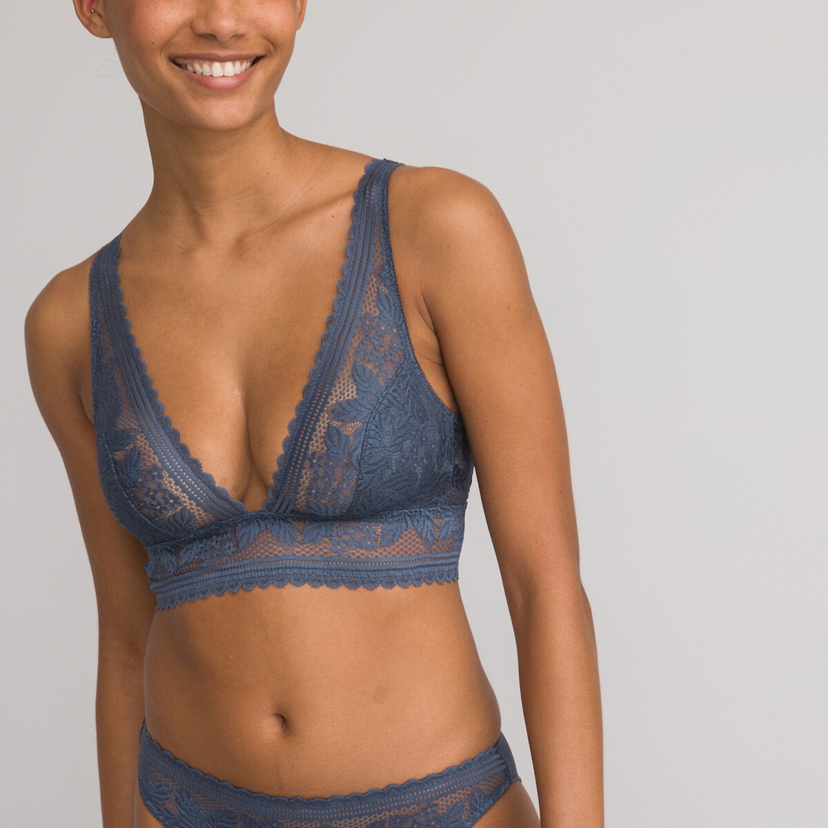 La Redoute Collections Les Signatures - Jeanne Recycled Lace Bralette By La Redoute