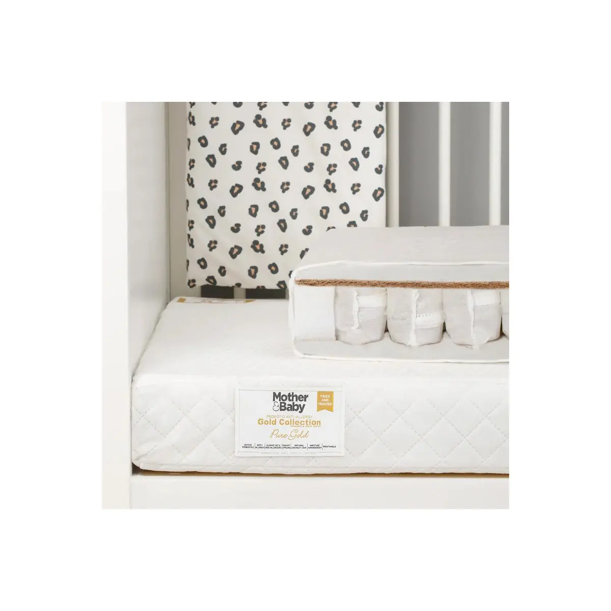 Mother&Baby Pure Gold Hypoallergenic Coir & Pocket Sprung Mattress