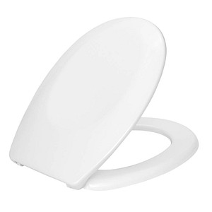 Wenko Brittingham Elongated Toilet Seat white
